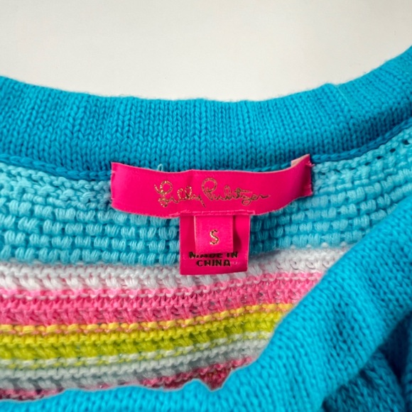 Lilly Pulitzer Multicolor Striped Blouse - Picture 3 of 3